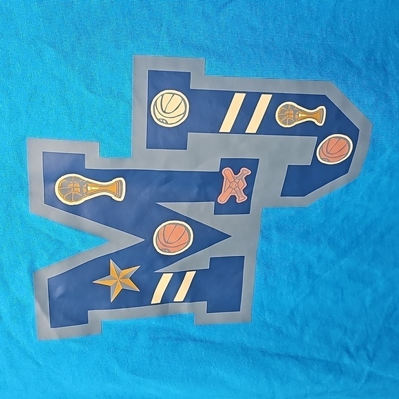 Jordan Vibrant Sky Blue Short Sleeve Tee with Bold MJ Graphic Design Small NWT - Picture 3 of 6